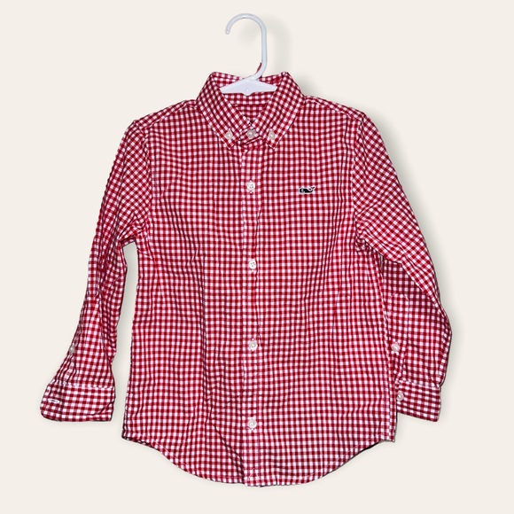 Vineyard Vines Other - Boys Red Striped Whale Shirt
